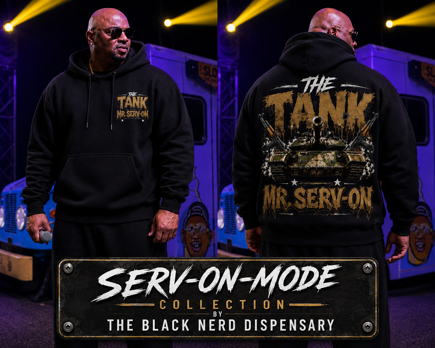 SERV-ON MODE The Tank Hoodie