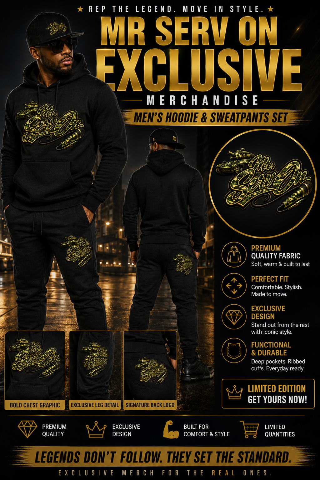 Men's Hoodie & Sweatpants Set