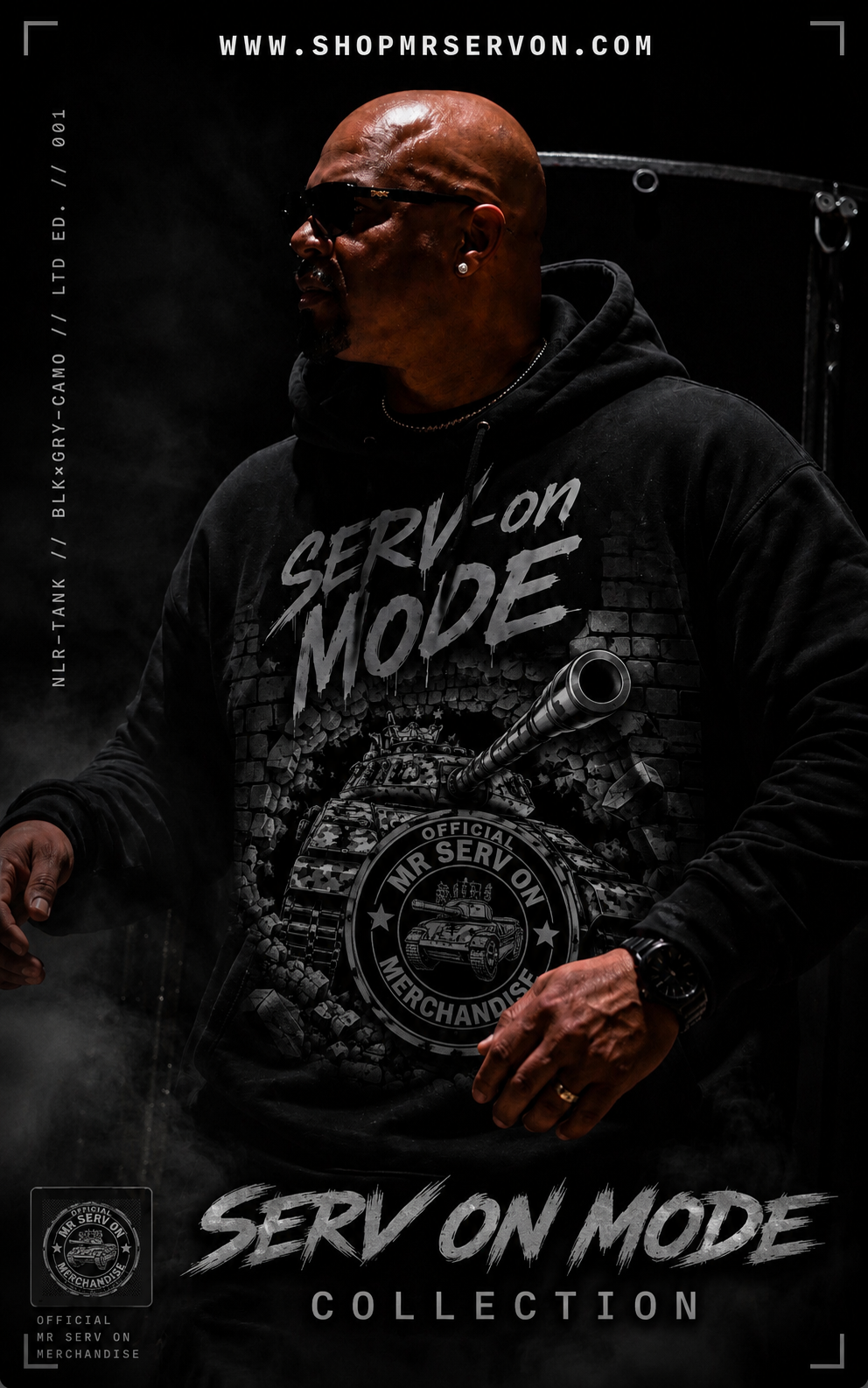 SERV-ON MODE No Limit Tank Hoodie